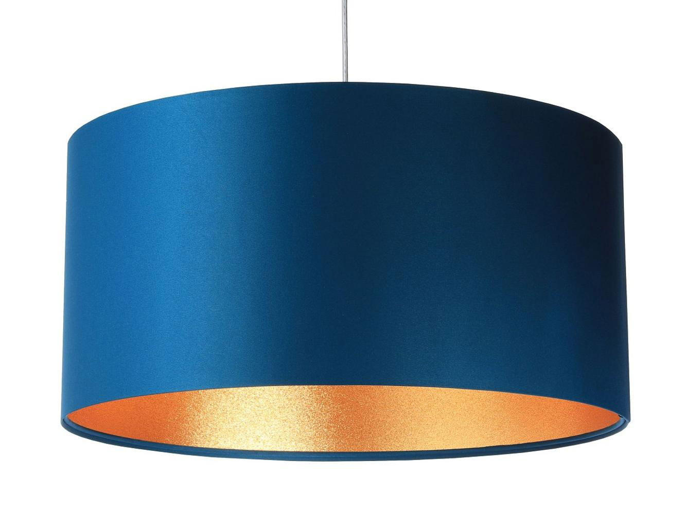 HÄNGELEUCHTE Gold 60/30 cm - Türkis/Goldfarben, Kunststoff (60/1.1/30cm) - ONZENO
