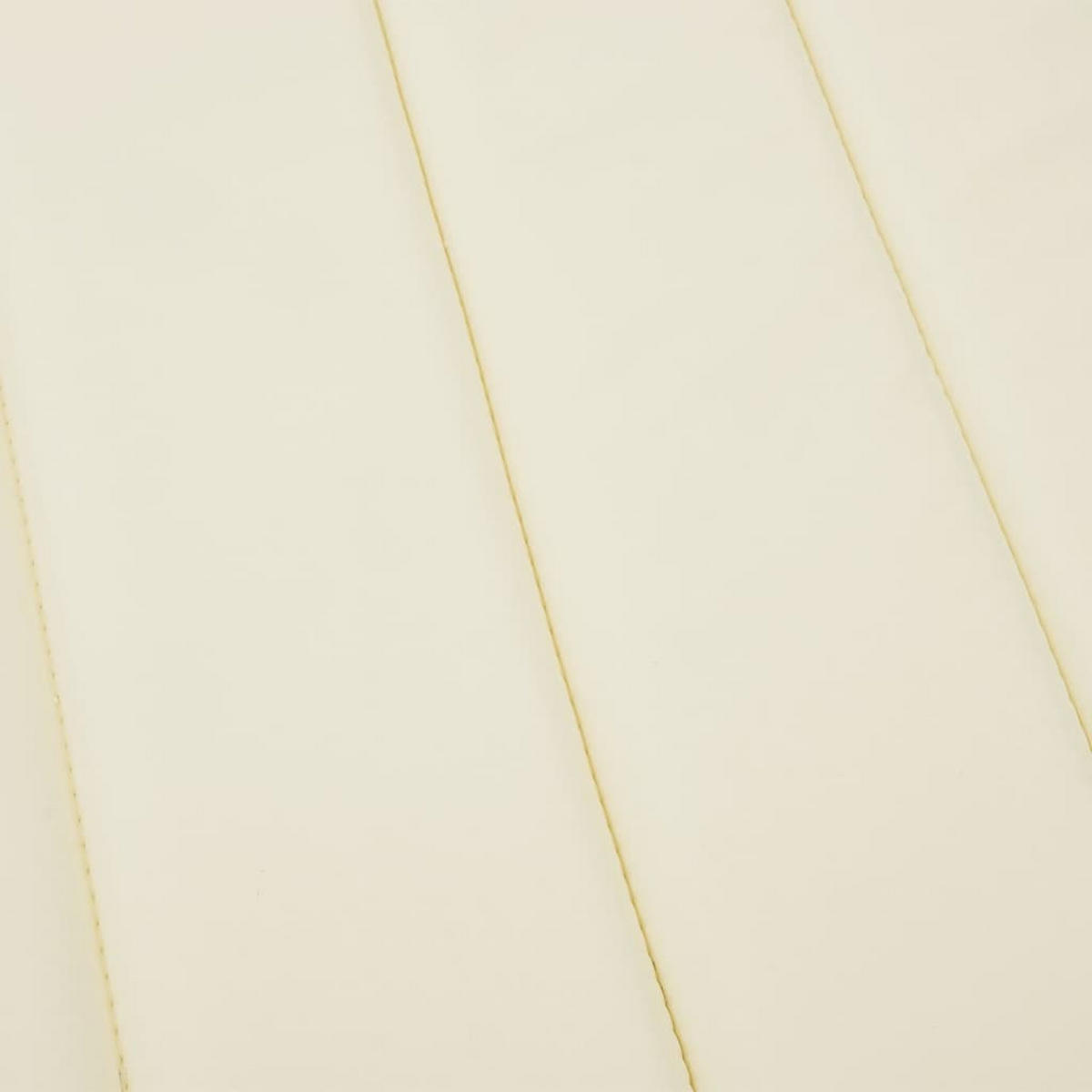 SONNENLIEGEN-AUFLAGE Creme 186/58/4 Cm Oxford-Gewebe - Creme, Textil (58/4/186cm) - vidaXL