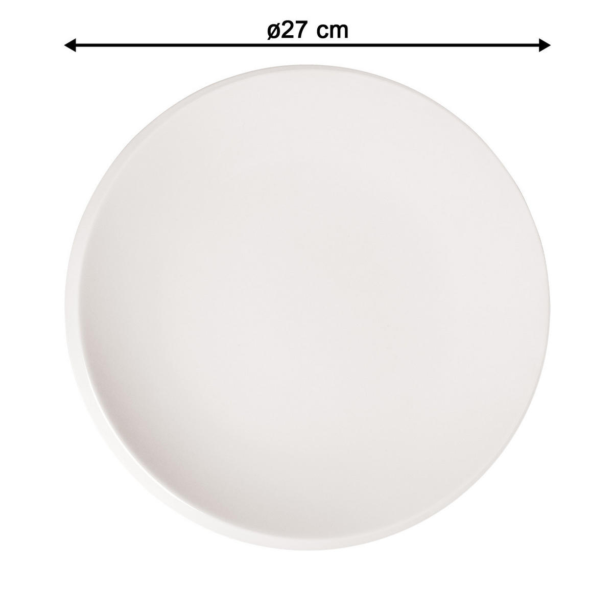 TELLER-SET NewMoon weiß 4er Set - Weiß, Keramik (1/1/1cm) - Villeroy & Boch