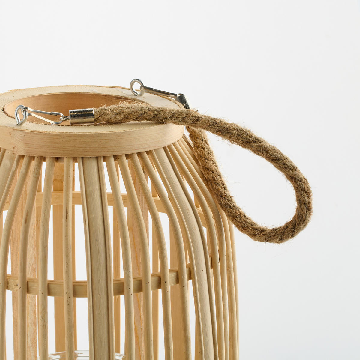 LATERNE Mindoradosea - Beige, Holz (25/48/25cm) - home&you