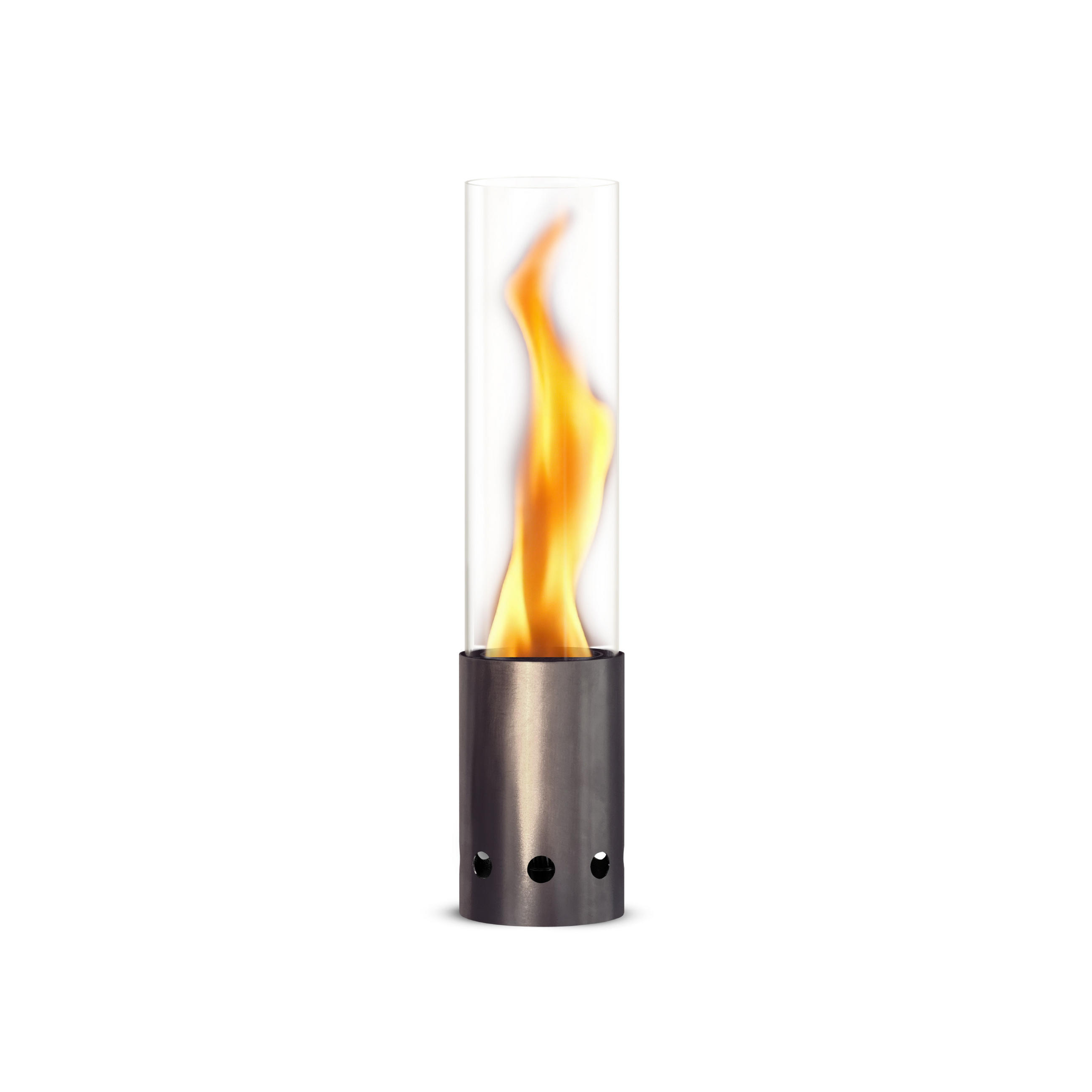 Gardenflare Tischfeuer Silber 10.8x50.1x10.8 cm