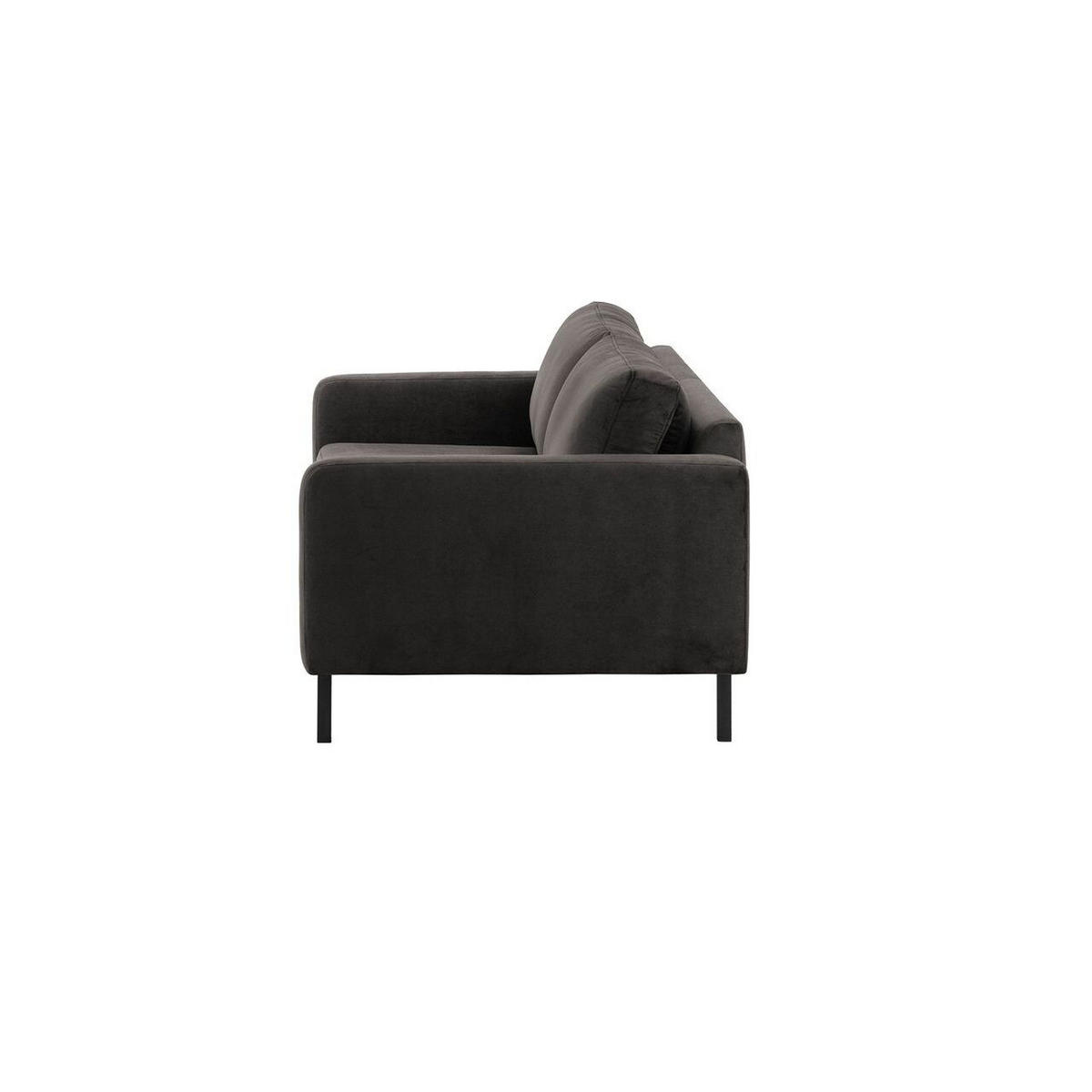 DREISITZER-SOFA Lioni-Kronos 7 - Schwarz, Holz/Textil (200/84/94cm)