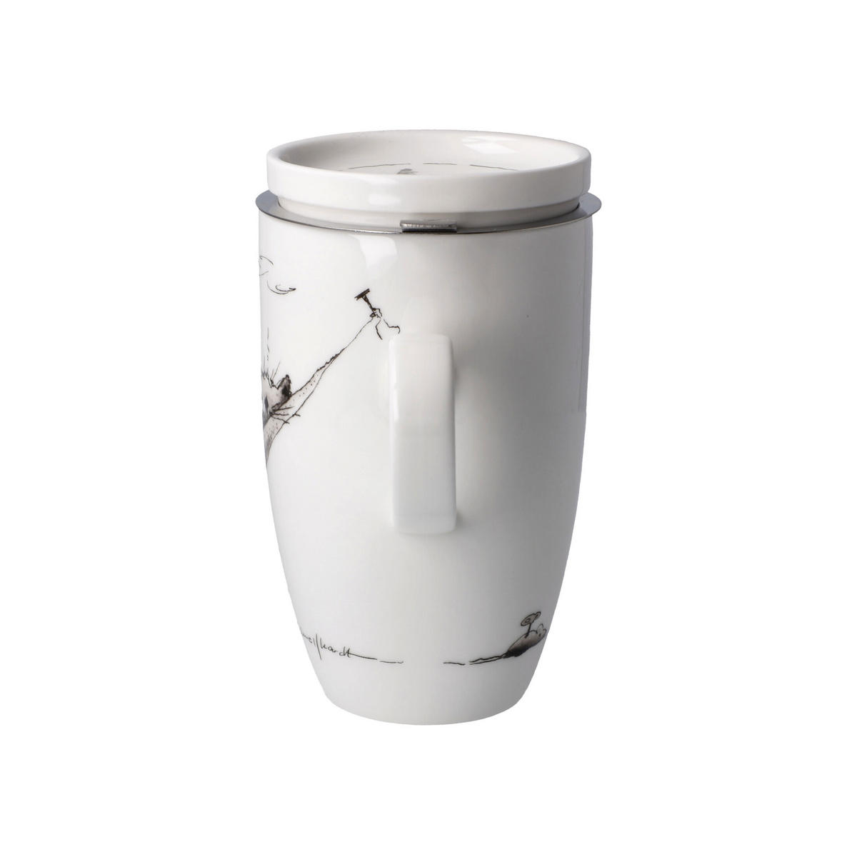 TEETASSE Peter Schnellhardt - Mittagspause, Fine Bone China, Bunt, 450 ml - Multicolor, Keramik (0.45L) - Goebel