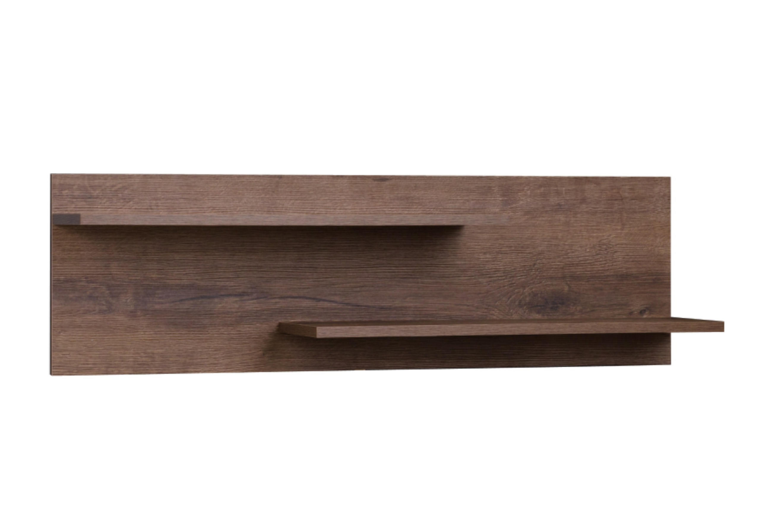 HÄNGEREGAL MERO mit 2 Einlegeböden, Dunkelbraun - Dunkelbraun, Holzwerkstoff (100/31/22cm) - KONSIMO®