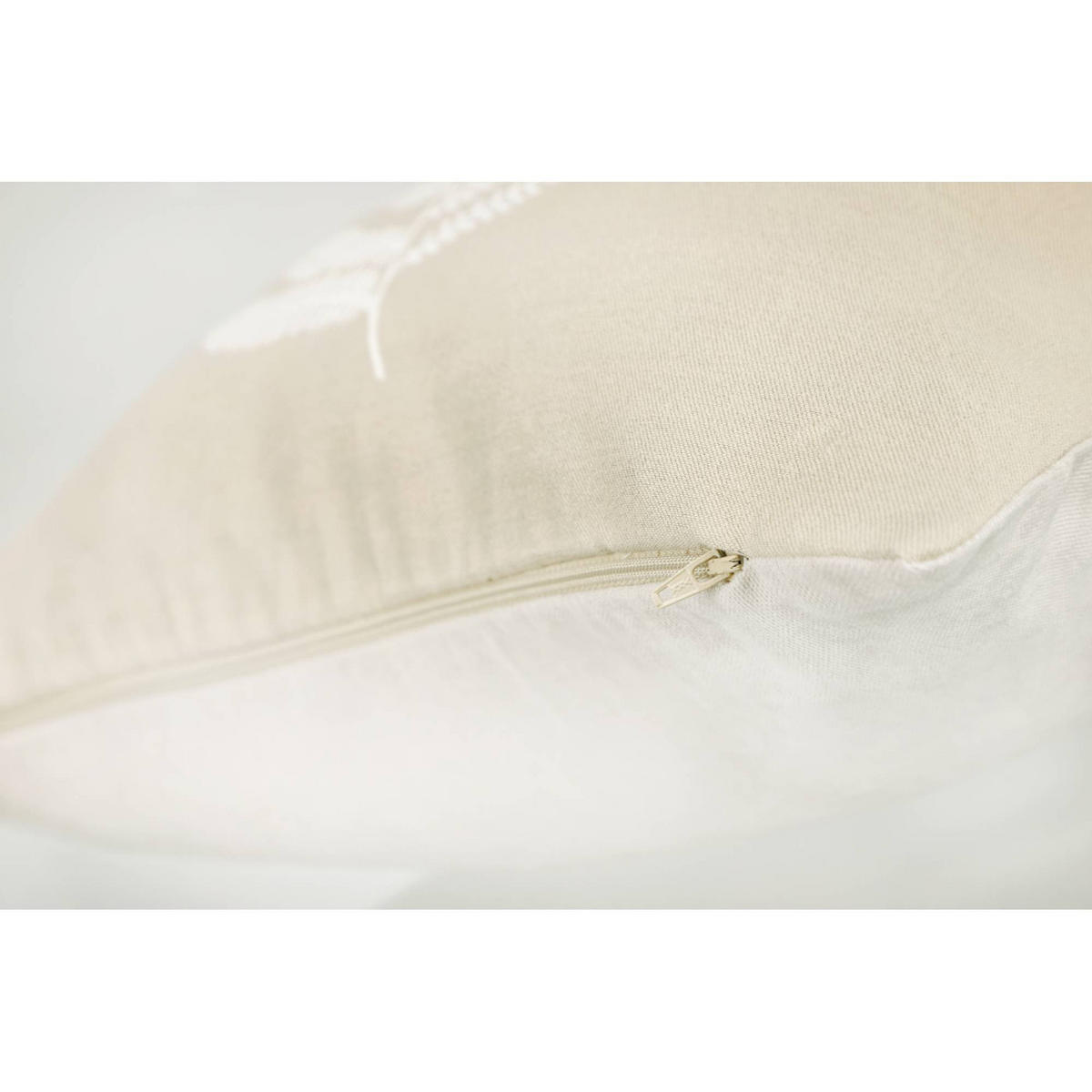 ZIERKISSENHÜLLE VIVA - Beige, Textil (45/45cm) - Schöner Wohnen