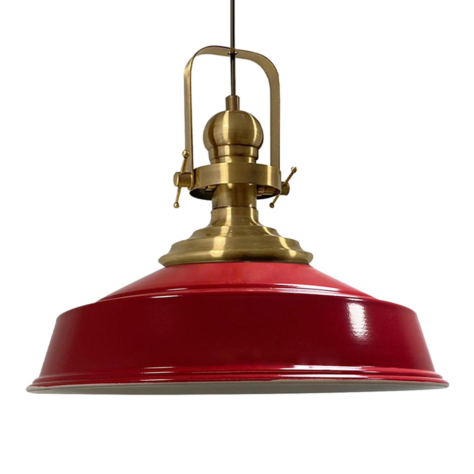 PENDELLEUCHTE Asletl 41/38 cm - Rot, Metall (41/38cm) - Bamyum