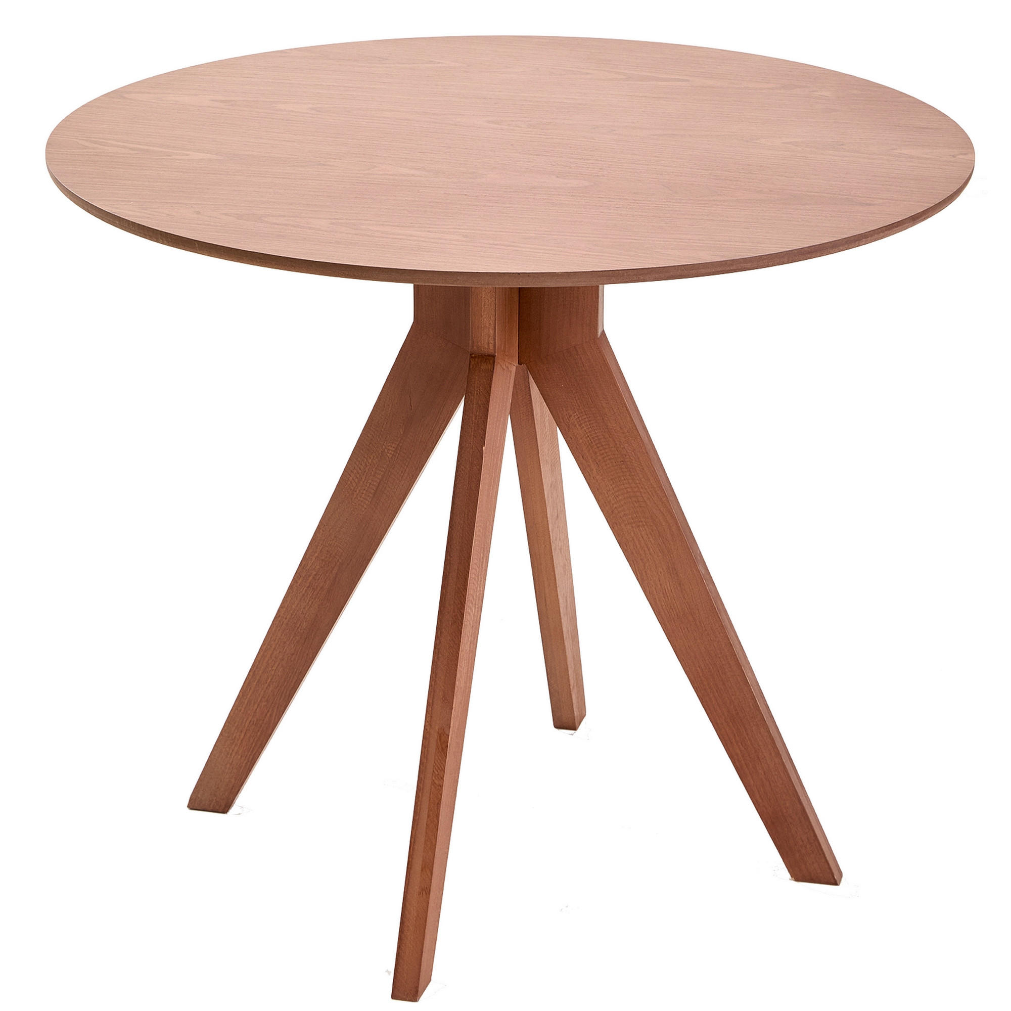 ESSTISCH Rund Braun 90 x 90 x 76 (cm) - Braun, Holz (90/90/76cm) - Nordlys