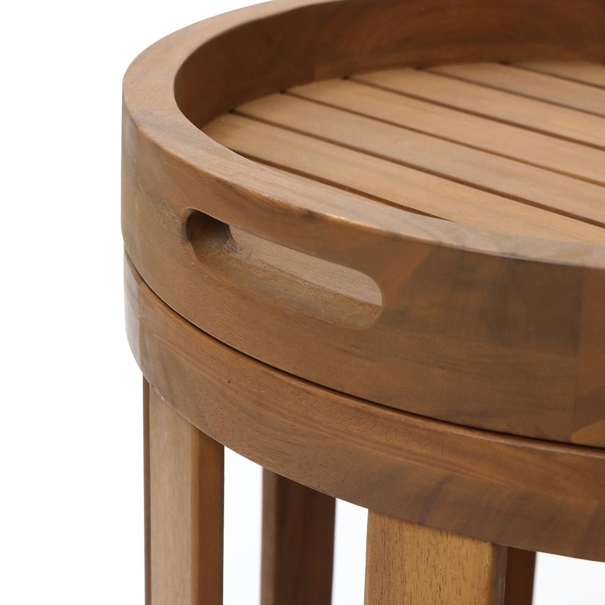 BEISTELLTISCH, Ø46 cm X H57 cm - Braun, Holz (46/46/57cm)