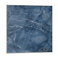 WANDPANEEL 4x 50x50 cm selbstklebend Lazurite - Dunkelblau, Kunststoff (50/1.6/50cm) - Wallfluent