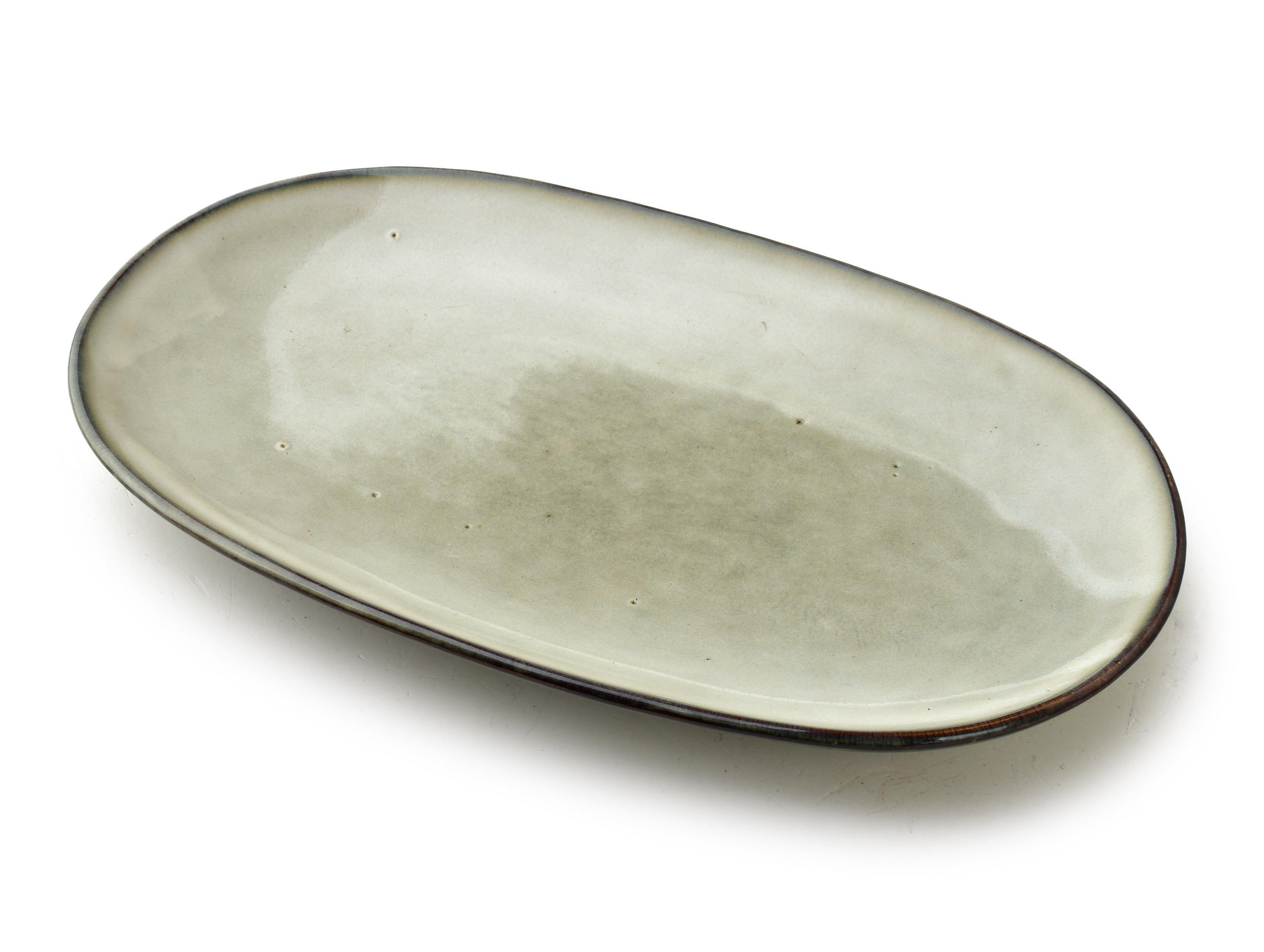PLATTE Basic Nature 31/18cm Natur Keramik - Beige, Keramik (18/2/31cm) - Mondex