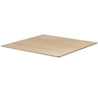 TISCHPLATTE 60 x 60 cm, Eiche natur - Hellbraun, Kunststoff (60/60/1.25cm) - Oviala