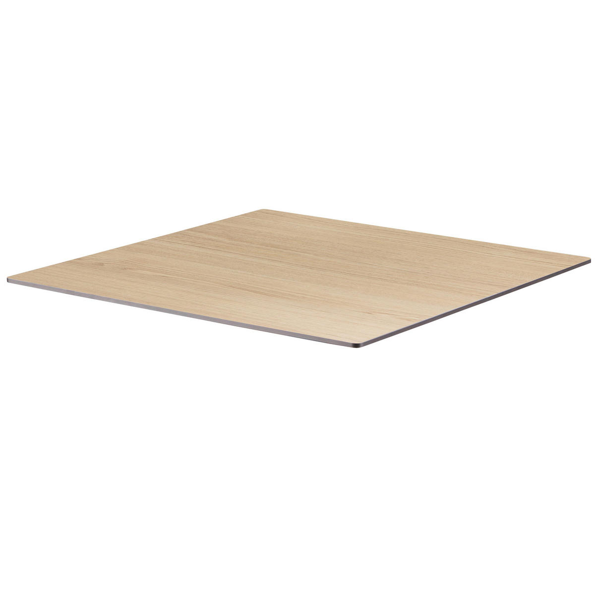 TISCHPLATTE 60 x 60 cm, Eiche natur - Hellbraun, Kunststoff (60/60/1.25cm) - Oviala