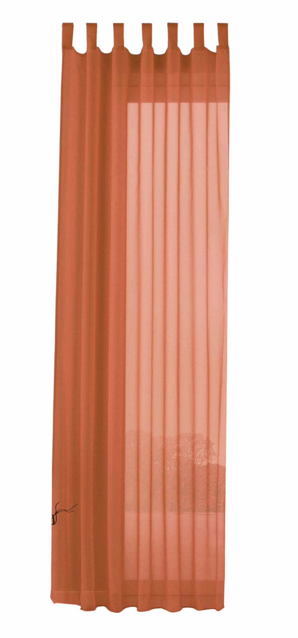 SCHLAUFENSCHAL PULA HxB 245x140 cm Terrakotta - Terra cotta, Textil (140/245cm) - Gardinenbox