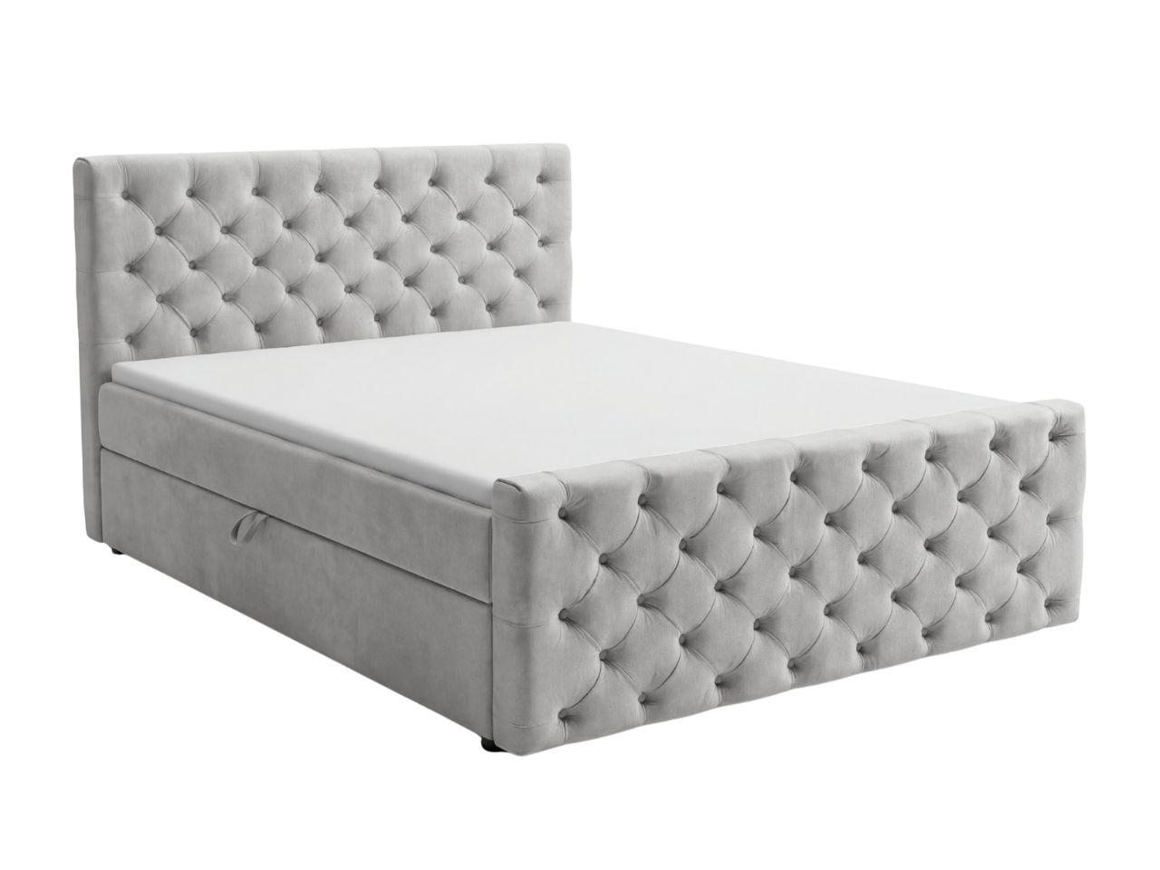 Graingold Boxbett Hellgrau 160x200 cm