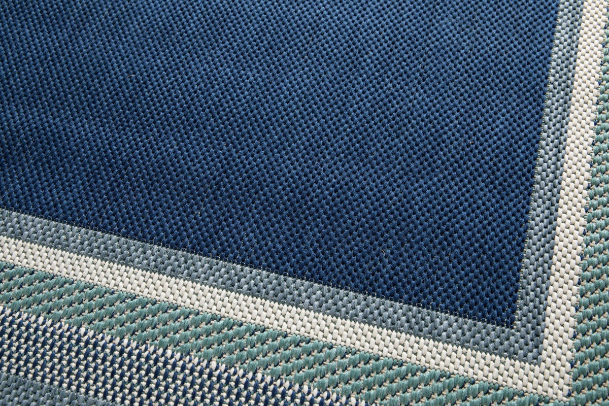 TEPPICH In- Outdoor, fleckenresistent blau - Blau, Textil (80/150cm) - AFK Living