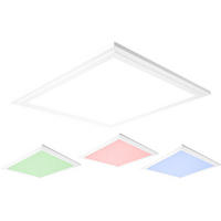 LED PANEL Weiß Kunststoff - Weiß, Metall (30/30/11cm)