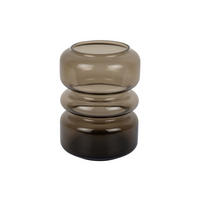 VASE Maravillo Braun 14.5/14.5/20 cm - Braun, Glas (20cm) - Present Time