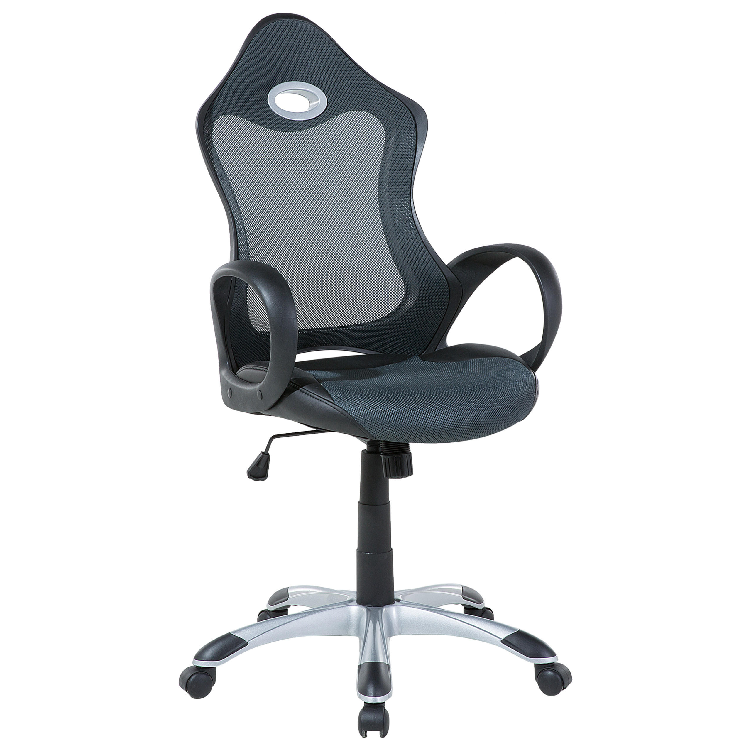Beliani KANCELÁŘSKÁ ŽIDLE Polyester Graugrün Ichair