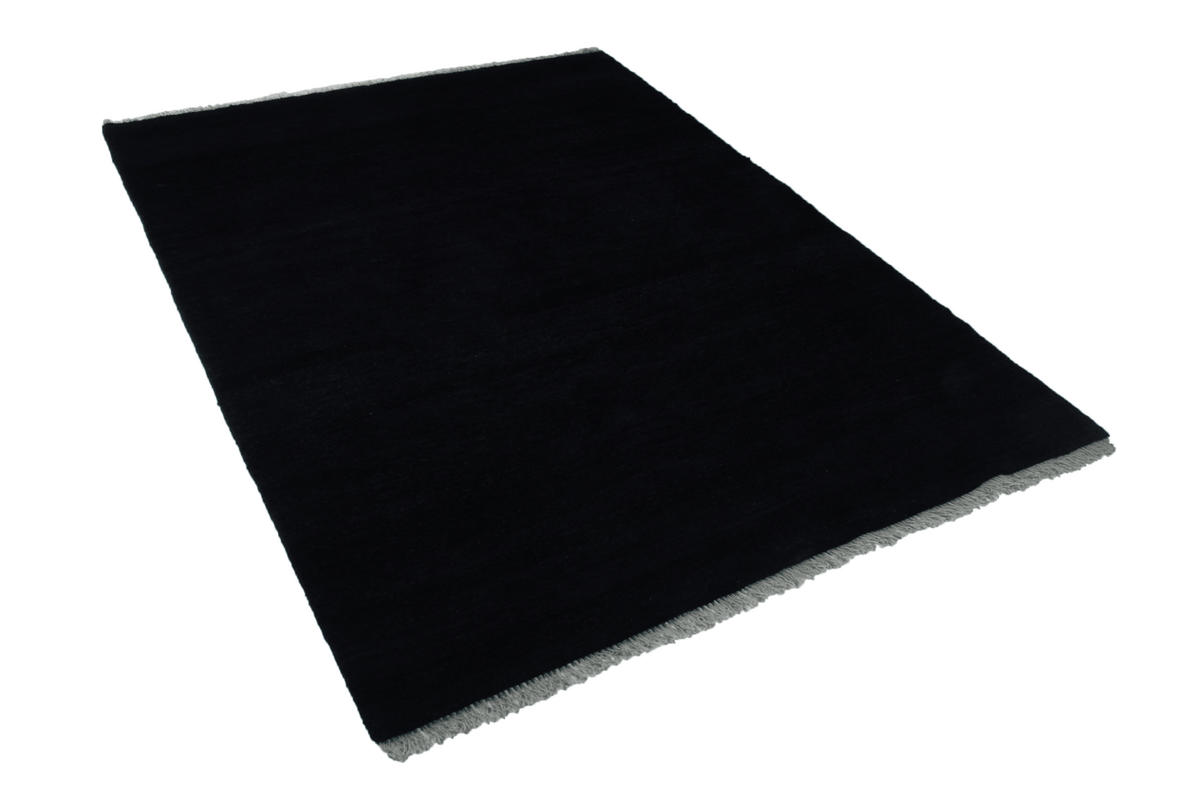 GABBEH-TEPPICH handgeknüpft Blau 200/150 cm Schurwolle - Blau, Textil (150/200cm) - Looma