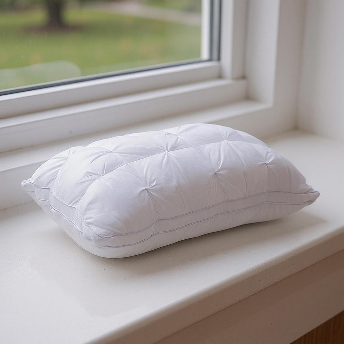 KISSENFÜLLUNG Füllkissen Innenkissen aus Polyester Weiß Reißverschluss Strapazierfähig und Langlebig Vakuumverpackt Pflegeleicht 74 x 48 cm - Weiß, Textil (74/48cm) - Livingandhome