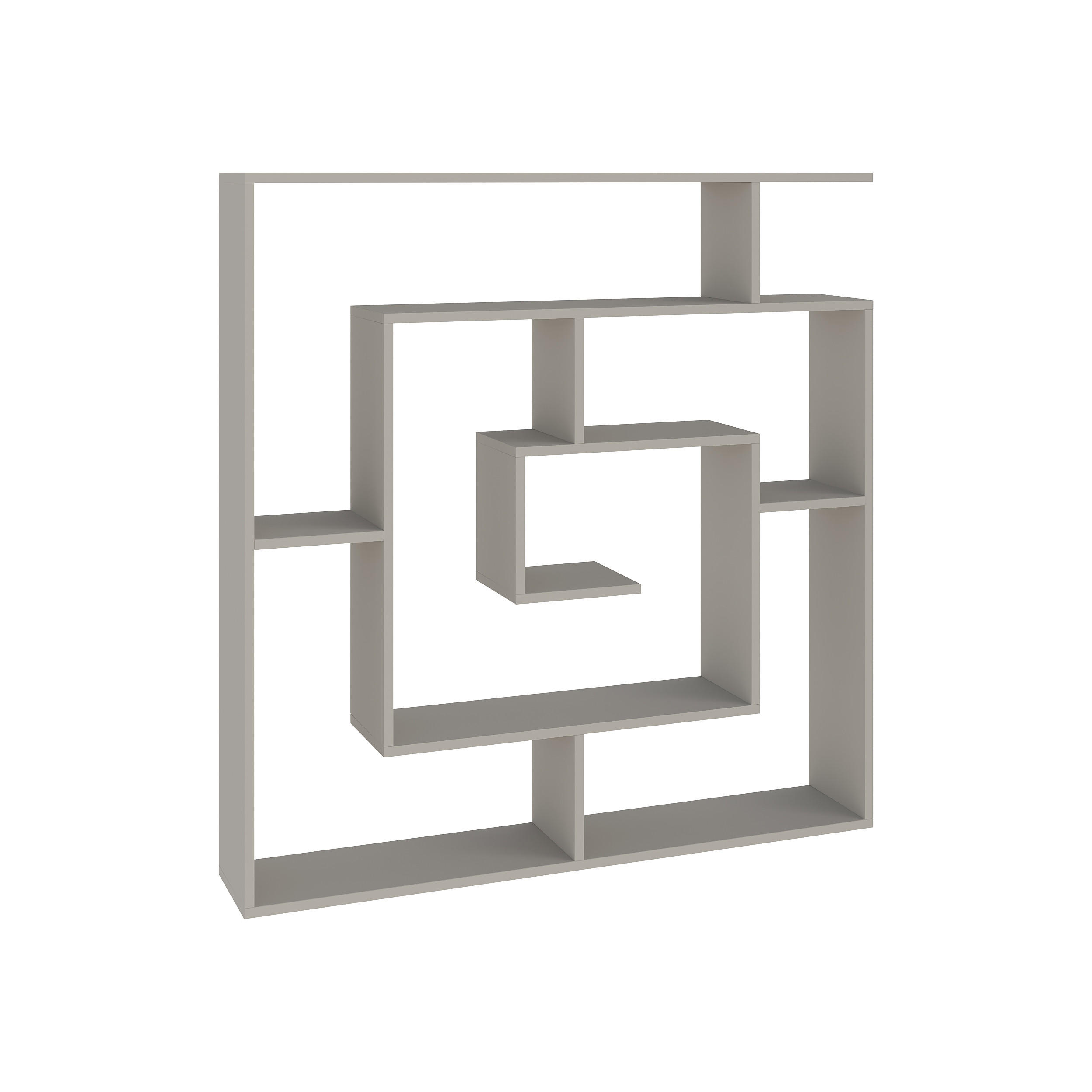 BÜCHERREGAL Labirent Sandstein 125/22/129 cm - Sandfarben, Holzwerkstoff (125/128.6/22cm) - Decortie