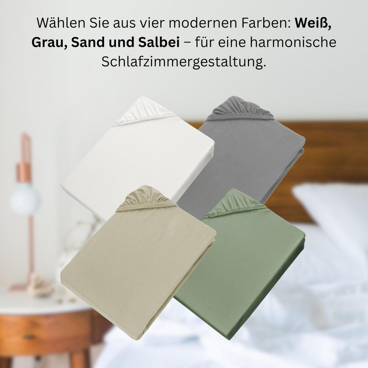SPANNBETTLAKEN BASIC 2er Set - Beige, Textil (150/200cm) - Schöner Wohnen