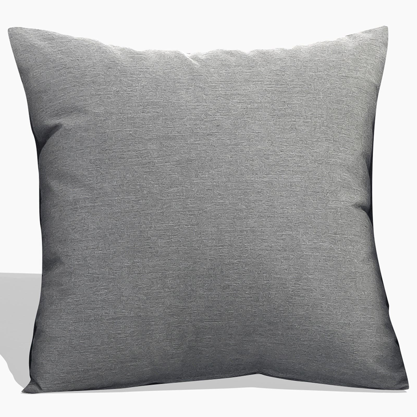 OUTDOOR KISSEN AMALFI dunkelgrau - Dunkelgrau, Textil (45/42cm) - IDIMEX