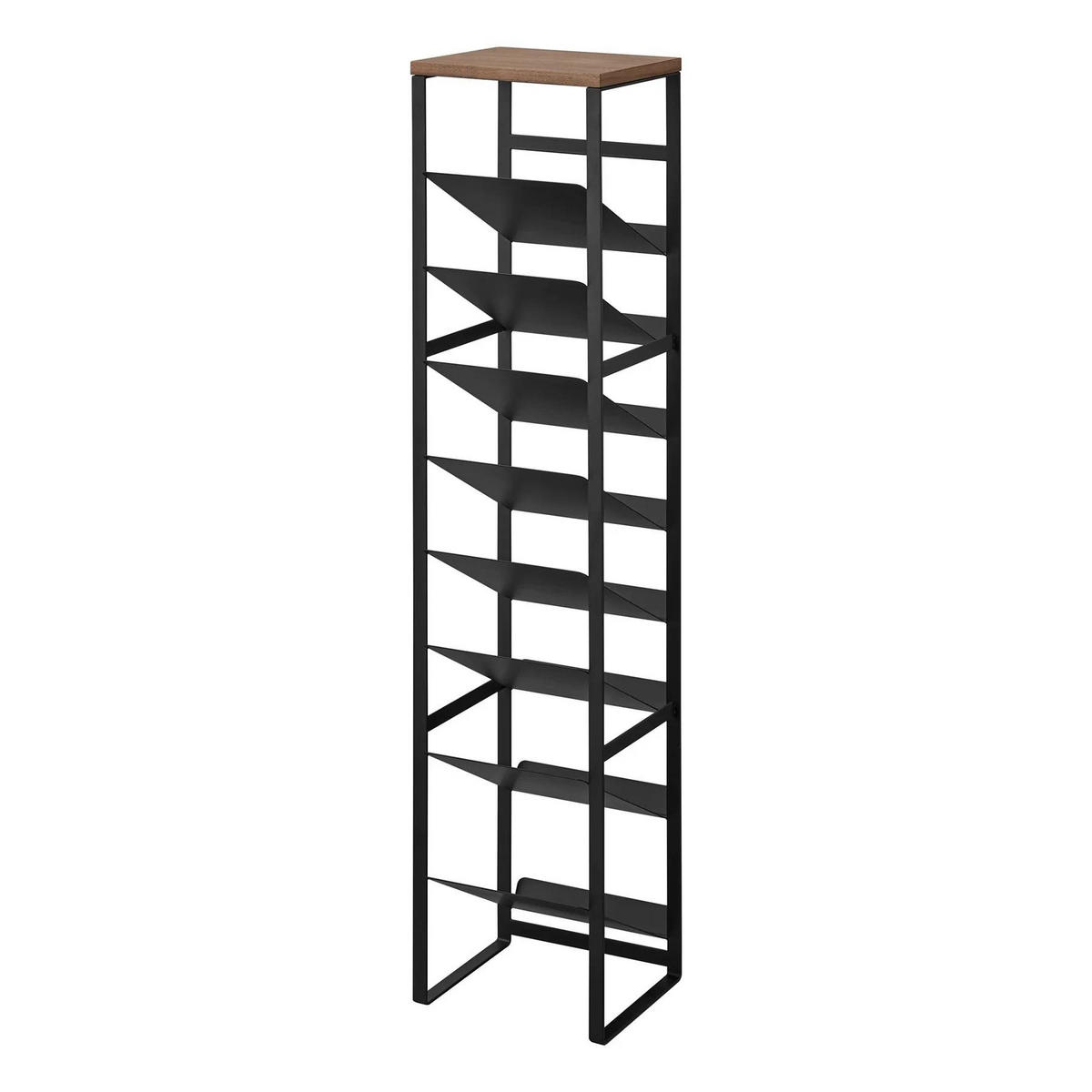 FLASCHENREGAL Tower schwarz 20/88/19 cm - Schwarz, Metall (20/88/19cm) - Yamazaki