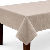 TISCHDECKE Garten Weichschaum 130x160cm - Taupe - Taupe, Kunststoff (160/130cm) - Bestlivings