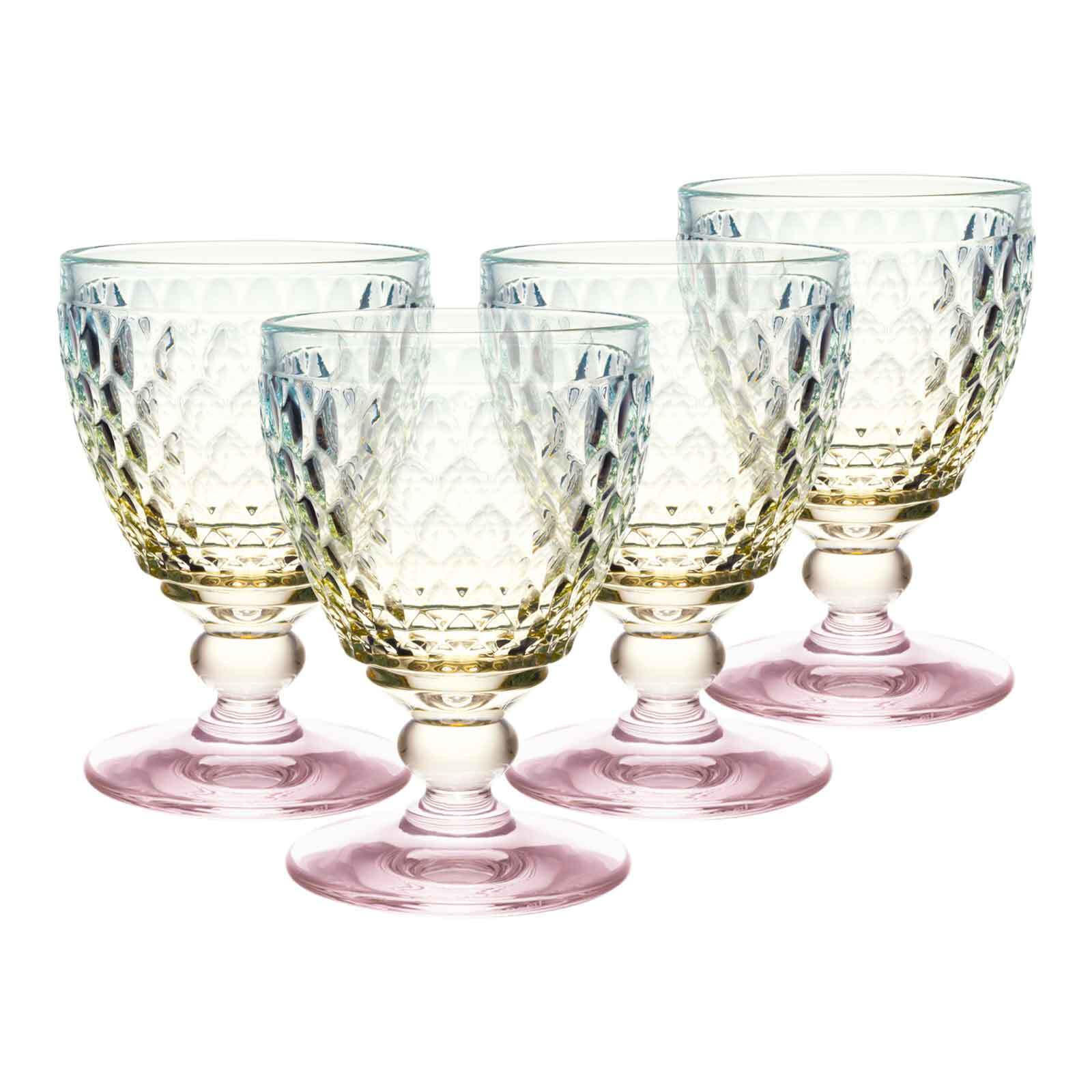 WASSERKELCHE Boston Pearl bunt 250 ml 4er Set - Multicolor, Glas (0.25L) - Villeroy & Boch