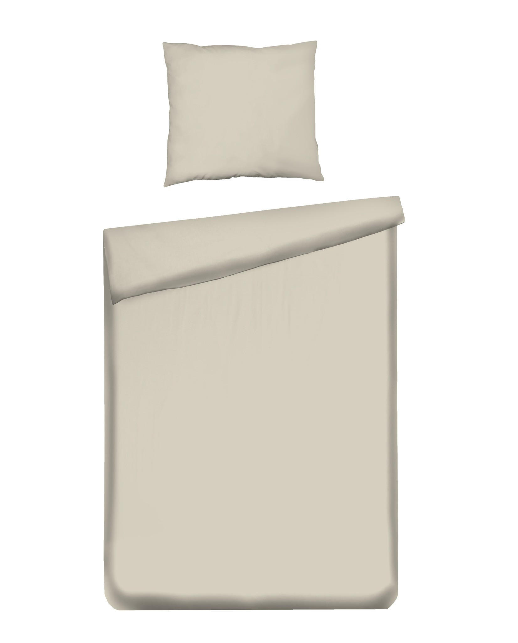 BETTWÄSCHE Satinette - Beige, Textil (140/200cm) - home&you