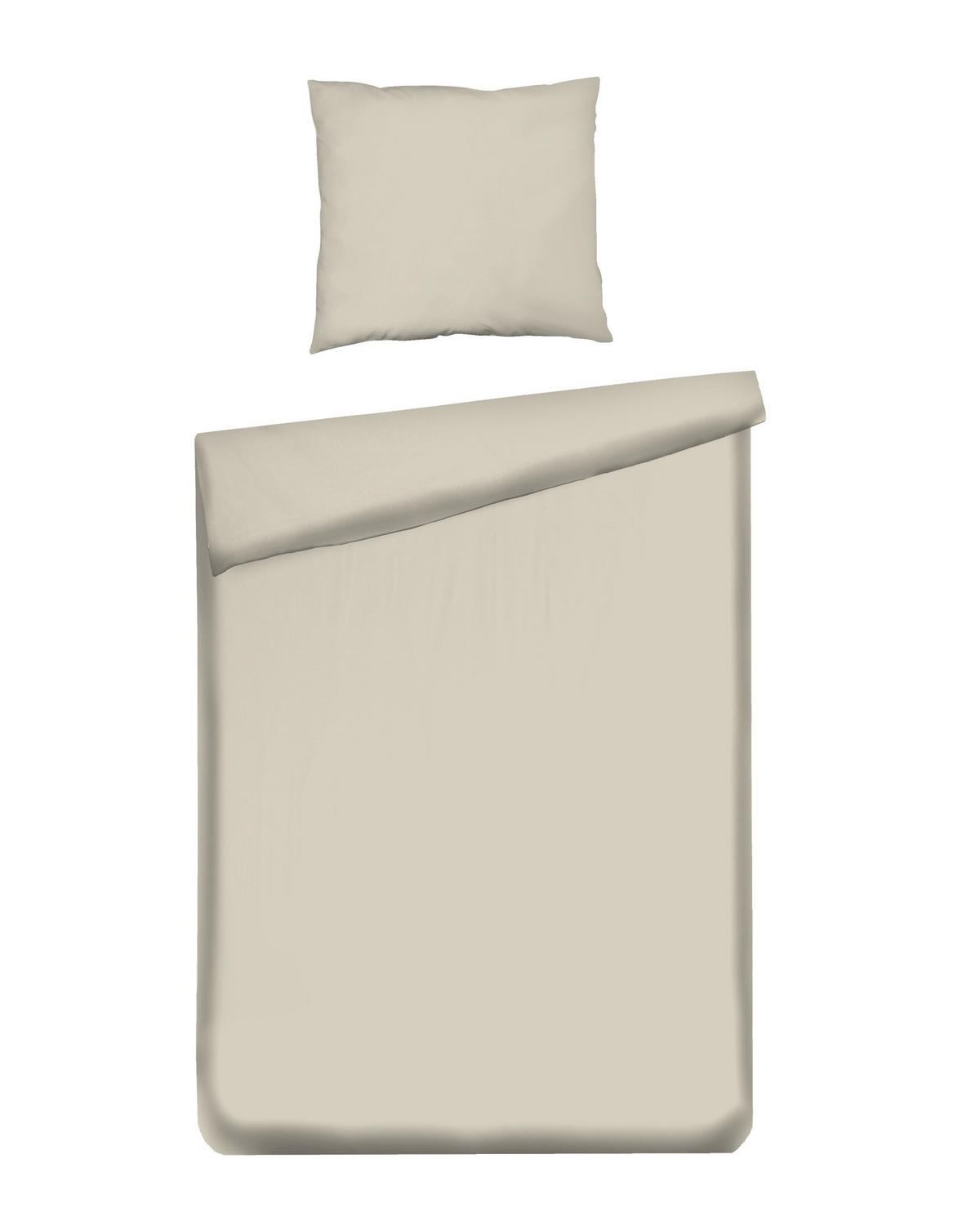 BETTWÄSCHE Satinette - Beige, Textil (140/200cm) - home&you