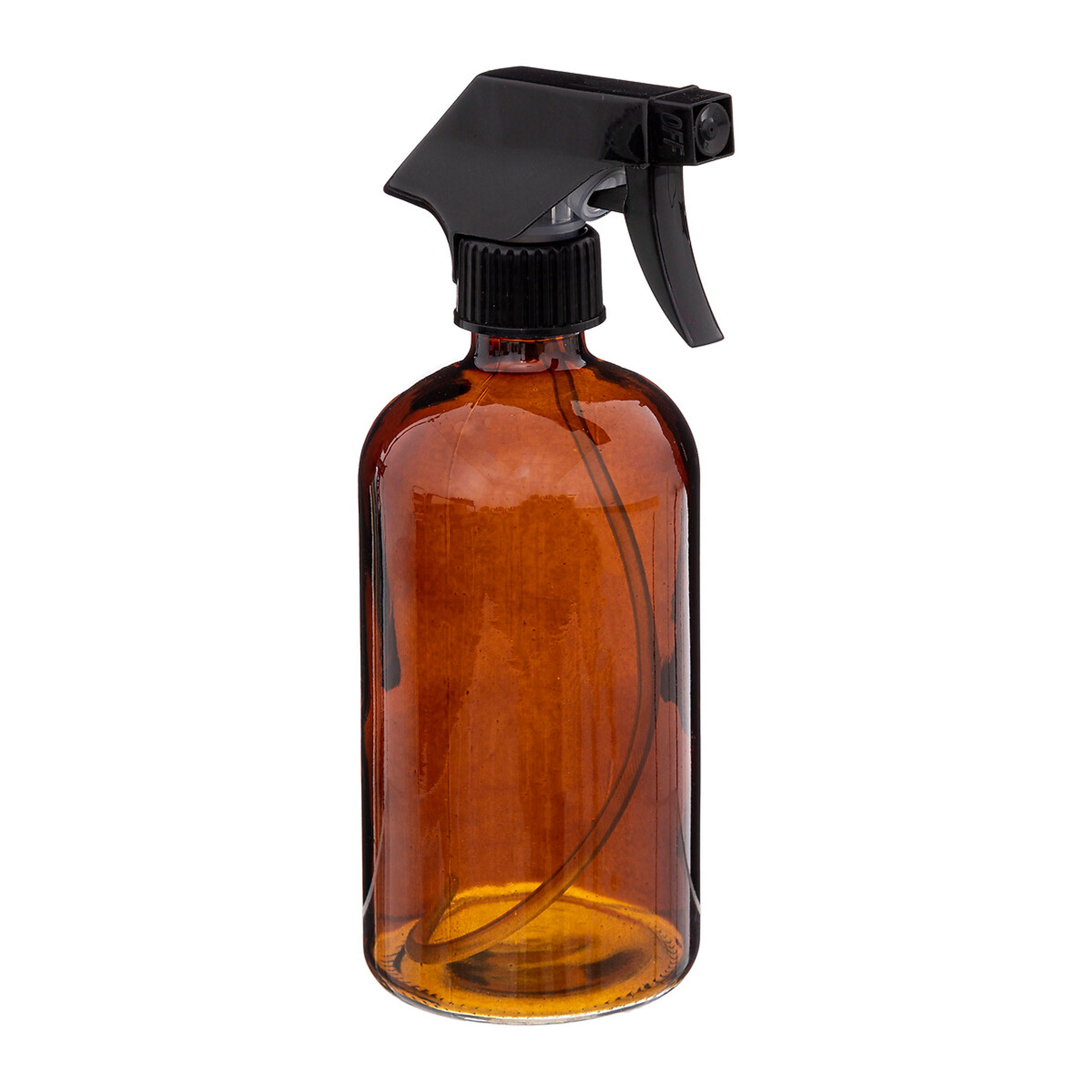 SPRÜHSPENDER, Glas, Kunststoff, Braun, 450 ml - Braun, Kunststoff (7.3/21/7.3cm) - 5five Simply Smart