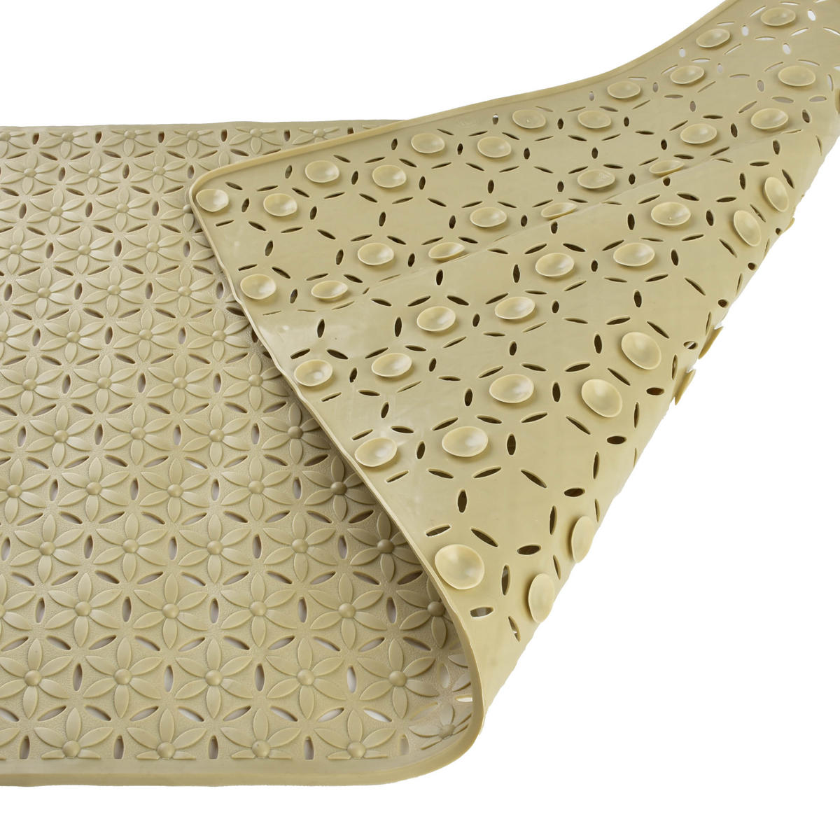 BADTEPPICH Zac Beige 76/43/2 cm Textilien - Beige, Textil (43/76cm) - Mondex