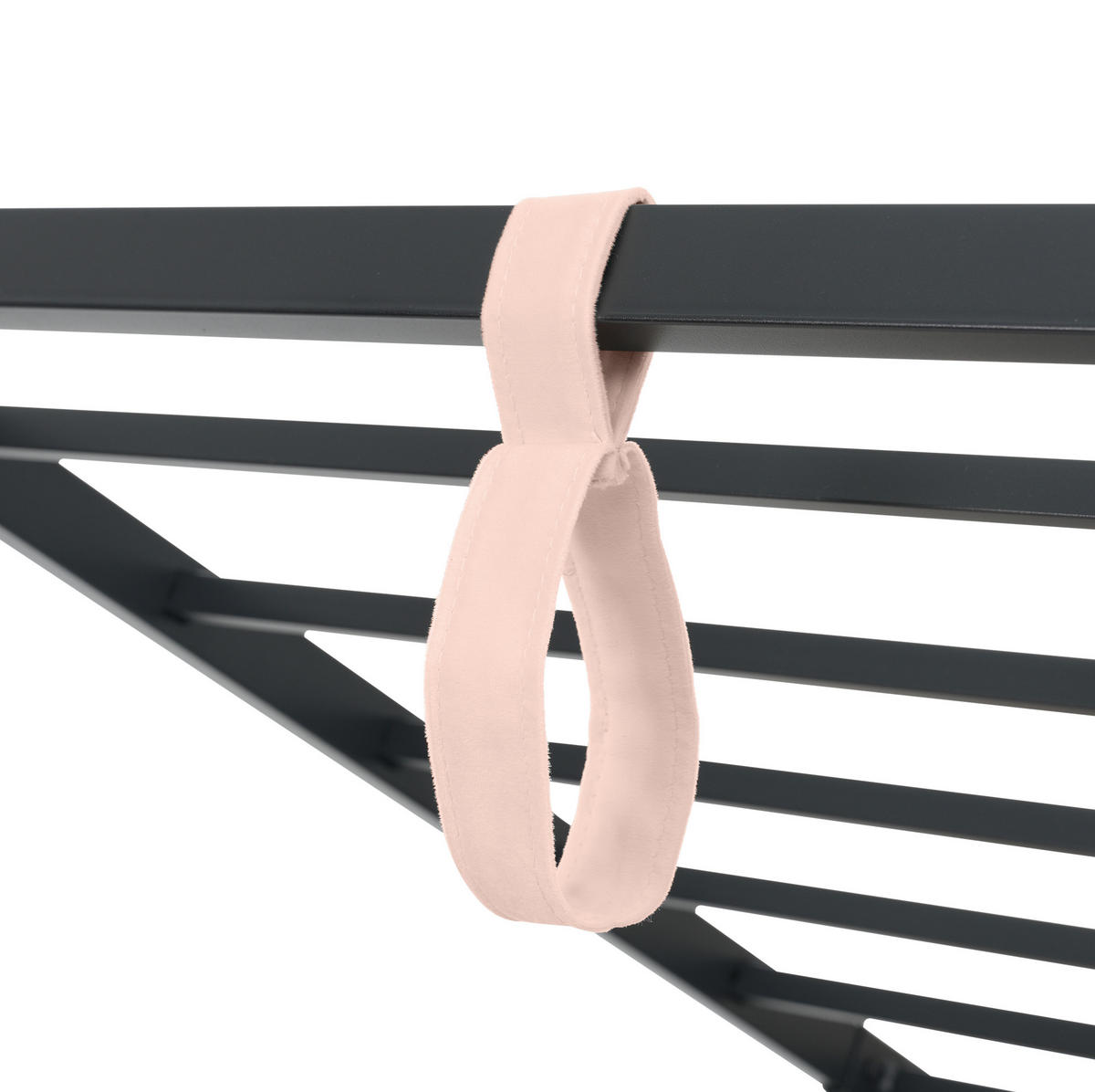 TAGESBETT mit hydraulischem Stauraum 90x200 cm Samt Rosa - Pink, Metall (90/200cm) - Beauniv