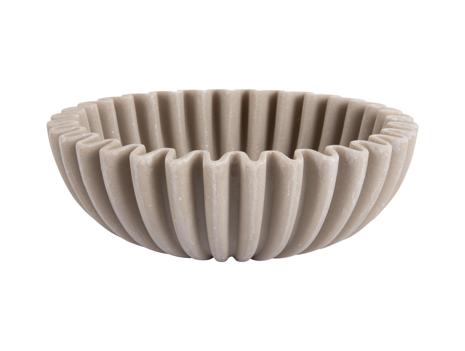 SCHALE Wave 20/20/6 cm - Grau, Kunststoff (20/6cm) - Present Time