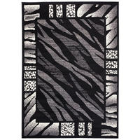 TEPPICH DREAM Dunkelgrau Schwarz 300/400 cm - Dunkelgrau/Schwarz, Textil (300/400cm) - Tapiso