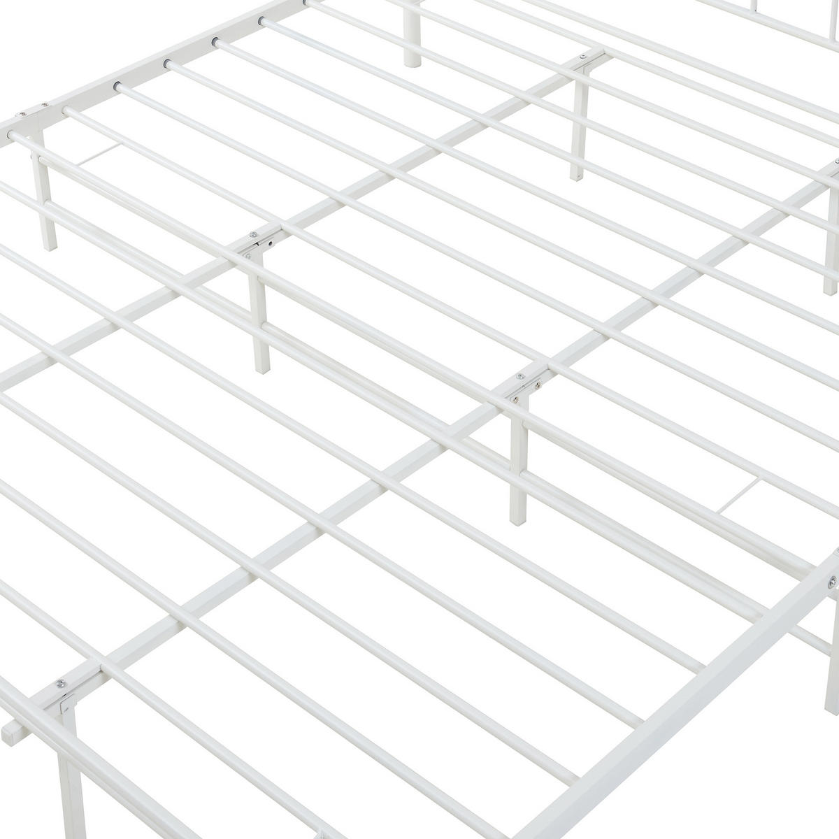 METALLBETT Florenz - Weiß, Metall (180/200cm) - [en.casa]