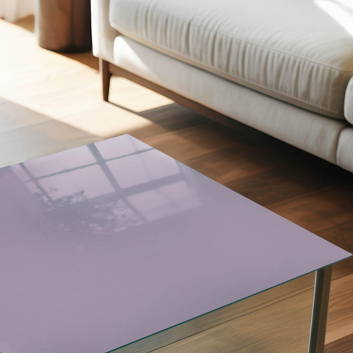 GLASPLATTE 100x70 cm – Fliederviolett - Grün, Glas (0.4/100/70cm) - ArtPrintCave
