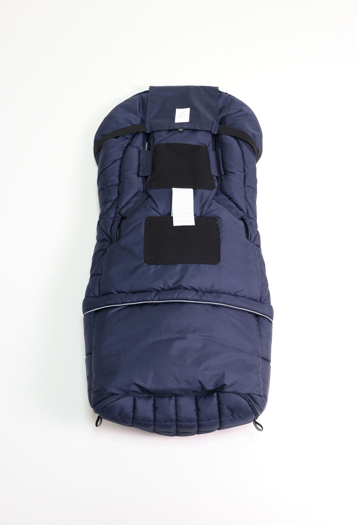 KINDERWAGEN-FUSSSACK Moony 2in1, Sherpa Fleece grey, navy - Blau, Textil (48/10/105cm) - Kaiserbaby