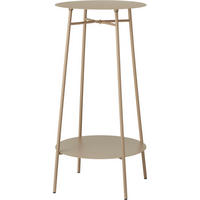 BEISTELLTISCH Reni Taupe 35/35/60 cm - Beige, Metall (35/35/60cm) - Home Styling Collection