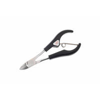 NAGELZANGE EDELSTAHL SS-204, 12 cm - Silberfarben/Schwarz, Metall (4.9/1.2/12cm) - Seki EDGE