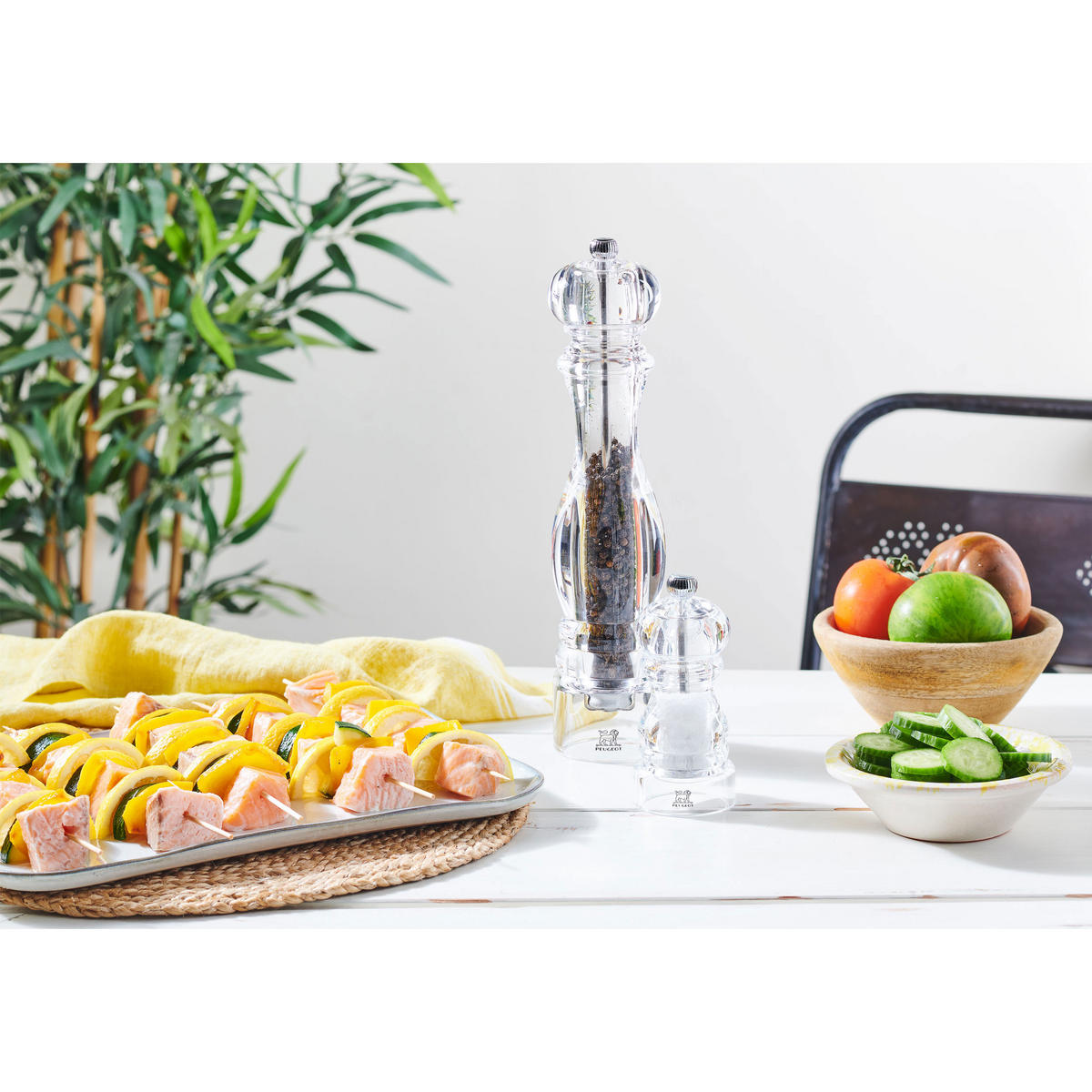 PFEFFERMÜHLE Nancy 22cm Acryl Stahlmahlwerk - Transparent, Kunststoff (6/22/6cm) - PEUGEOT