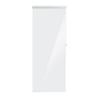 DUSCHROLLO - Transparent, Kunststoff/Metall (80/4.5cm) - Relaxdays