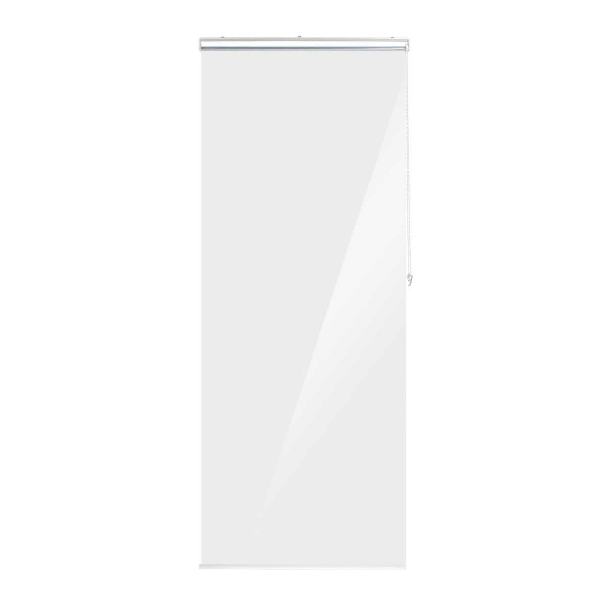 DUSCHROLLO - Transparent, Kunststoff/Metall (80/4.5cm) - Relaxdays