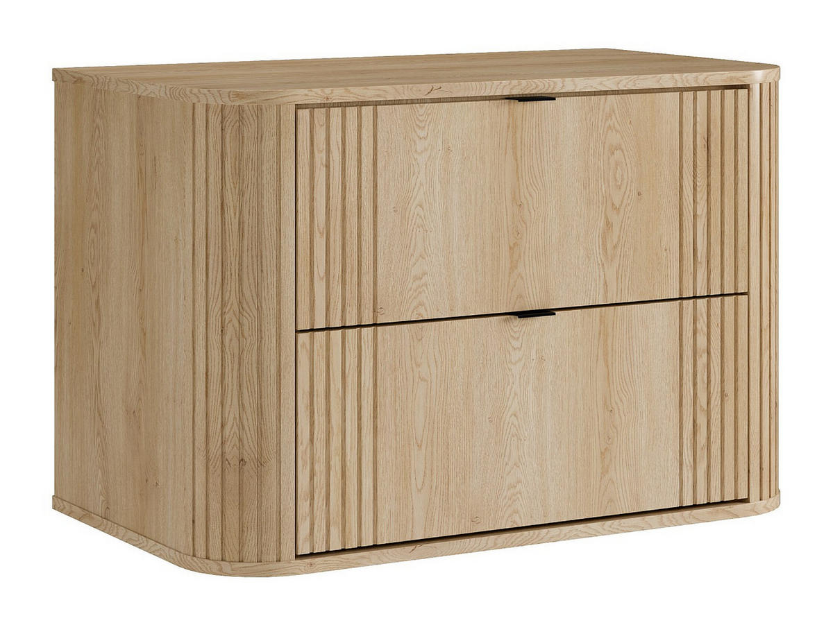 WASCHBECKENUNTERSCHRANK - 80 cm x 46 cm - holz - naturfarben hell Filor - Naturfarben, Holz (80/57/46cm) - Vente-Unique
