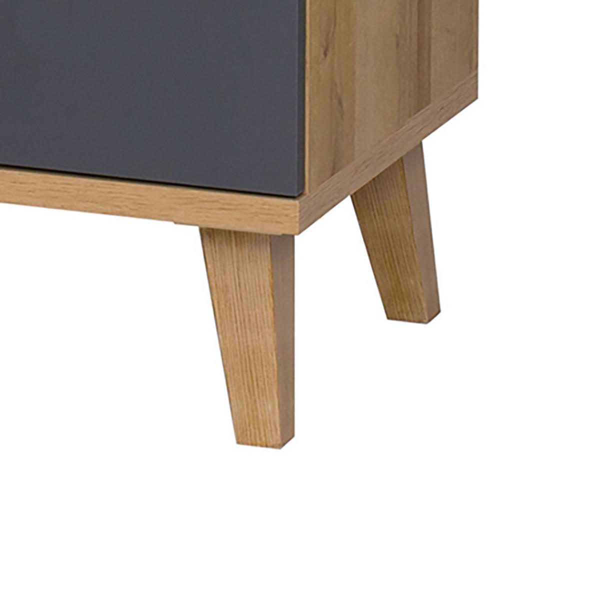 KLEIDERSCHRANK Maribor-132 - Braun, Holzwerkstoff (90/200/52cm) - Lomado