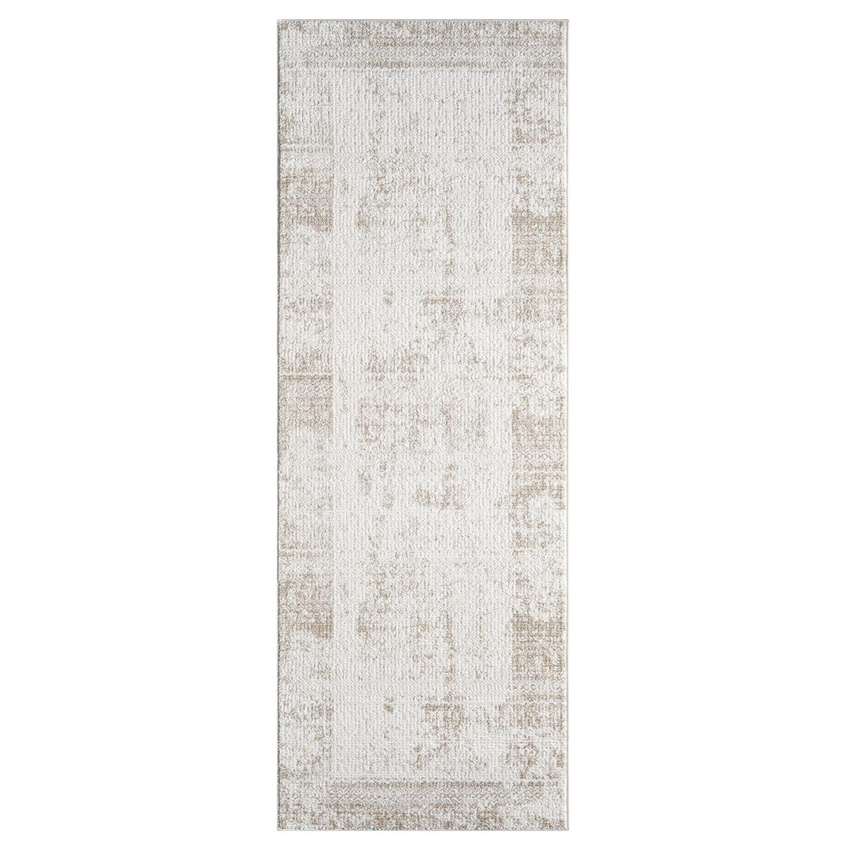 KURZFLOR-TEPPICH Antik 232 Creme 80x300 cm - Creme, Textil (80/300cm) - carpet city