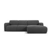 ECKSOFA rechts Molino aus Boucle dunkelgrau 4 Sitzplätze - Dunkelgrau, Textil (170/250cm) - Micadoni