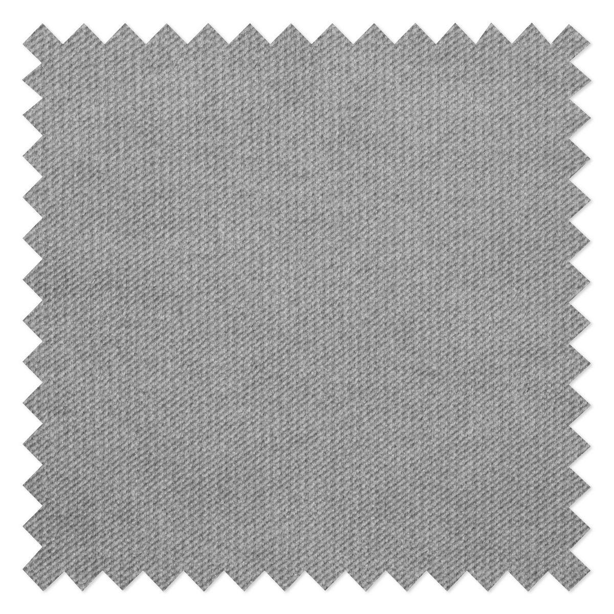 3-SITZER SOFA - Samt - Hellgrau, Textil (250/93/100cm) - home24